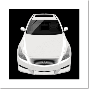 G37 Coupe 4th gen 2010-2015 - White Posters and Art